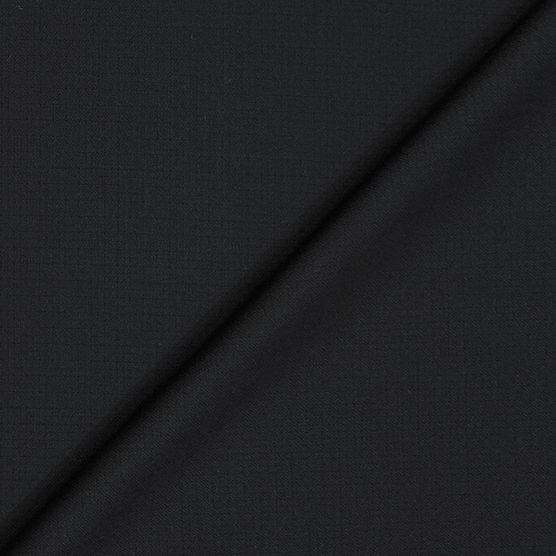 Trouser Fabric Raymond Wool Blended Pin Check Colour Black