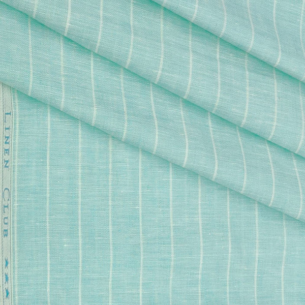 Shirt Fabric Linen Club Pure Linen Broad Lining Colour Mint Green