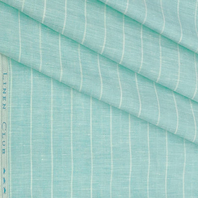 Shirt Fabric Linen Club Pure Linen Broad Lining Colour Mint Green