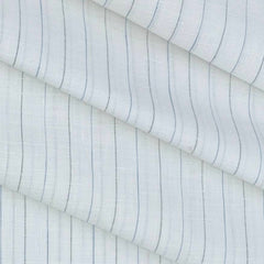 Shirt & Kurta Fabri Linen Club Linen Cotton Mix Lining Colour Light Blue n White
