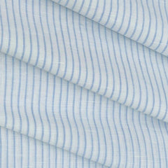 Shirt & Kurta Fabri Linen Club Linen Cotton Mix Lining Colour Blue n White