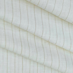 Shirt & Kurta Fabric Linen Club Pure Linen Broad Lining Colour Light Brown N White