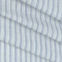 Shirt & Kurta Fabric Linen Club Pure Linen Lining Colour Blue N White