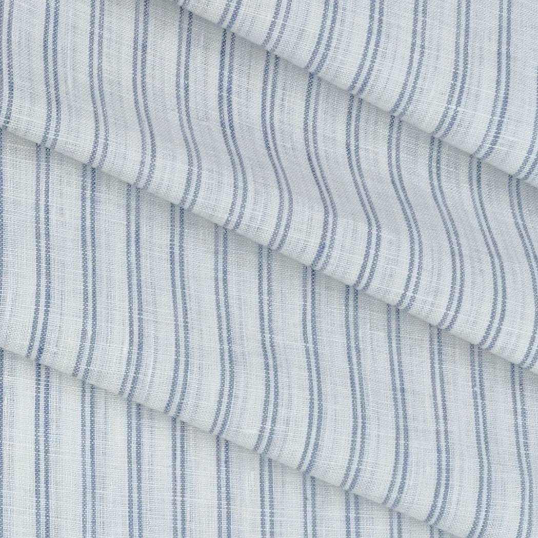 Shirt Fabric Linen Club Pure Linen Lining Colour Blue N White