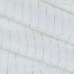 Shirt & Kurta Fabric Linen Club Pure Linen Broad Lining Colour Grey N White