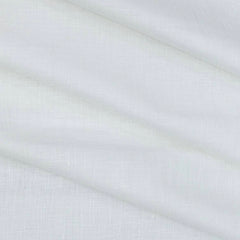 Shirt Fabric Raymond 130 LEA Pure Linen Plain Colour White
