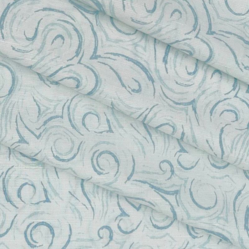 Shirt & Kurta Fabric Linen Club Linen Blended Printed Colour Light Blue