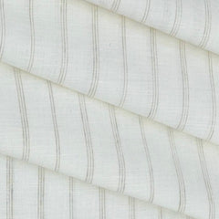 Shirt & Kurta Fabric Linen Club Linen Blended Broad Lining Colour Light Brown N White