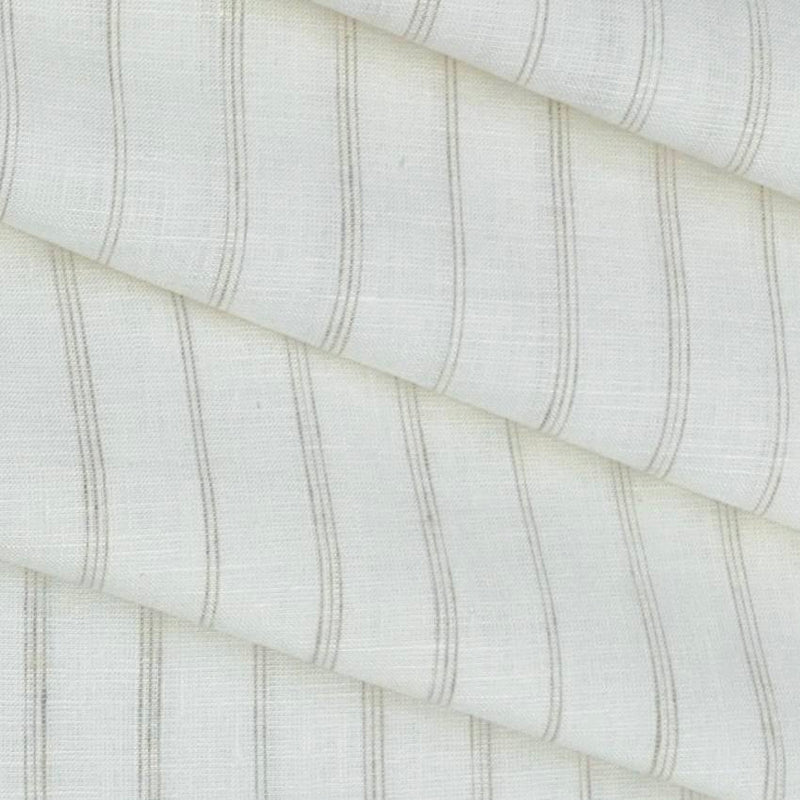 Shirt & Kurta Fabric Linen Club Linen Blended Broad Lining Colour Light Brown N White