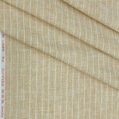 Shirt & Kurta Fabric Arvind 60 Lea Pure Linen Lining Colour Beige