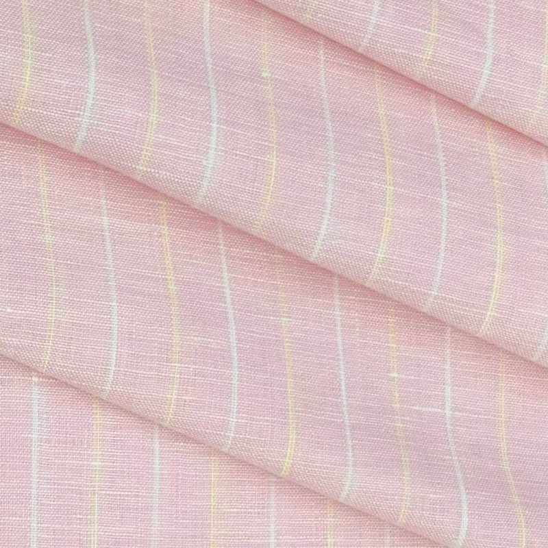 Shirt & Kurta Fabric Linen Club Pure Linen Broad Lining Colour Blush Pink