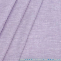 Shirt & KurtaFabric Linen Club Pure Linen Plain Colour Lavender