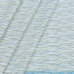 Shirt & Kurta Fabric Linen Club Linen Blended Printed Colour Green N White