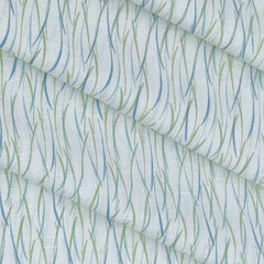Shirt & Kurta Fabric Linen Club Linen Blended Printed Colour Green N White
