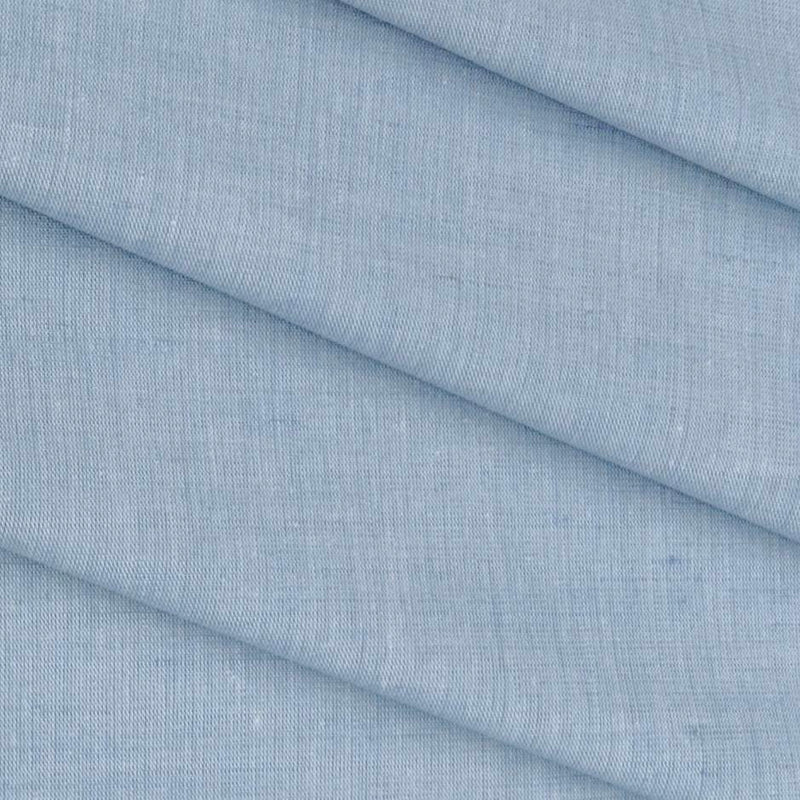 Shirt & Kurta Fabric Linen Club Linen Blended Plain Colour Light Blue