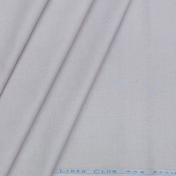 Shirt & Kurta Fabric Linen Club Linen Blended Plain Colour Thistle Purple