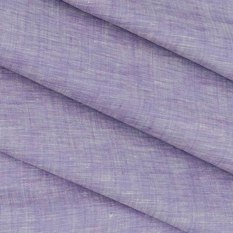 Shirt & Kurta Fabric Raymond Pure Linen Plain Colour Lavender
