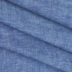 Shirt & Kurta Fabric Raymond Pure Linen Plain Colour Blue