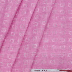 Shirt Fabric Solino Pure Linen 60 Lea Printed Colour Neon Pink