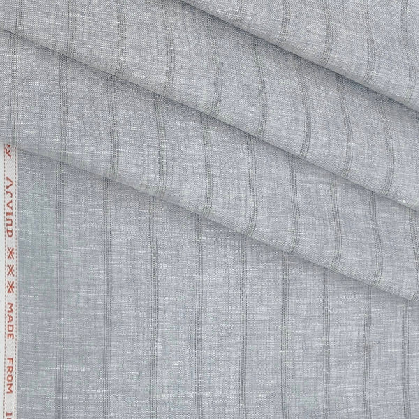 Shirt & Kurta Fabric Arvind 60 Lea Pure Linen Broad Lining Colour Grey
