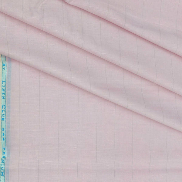 Shirt & Kurta Fabric Linen Club Linen Blended Broad Lining Colour Blush Pink