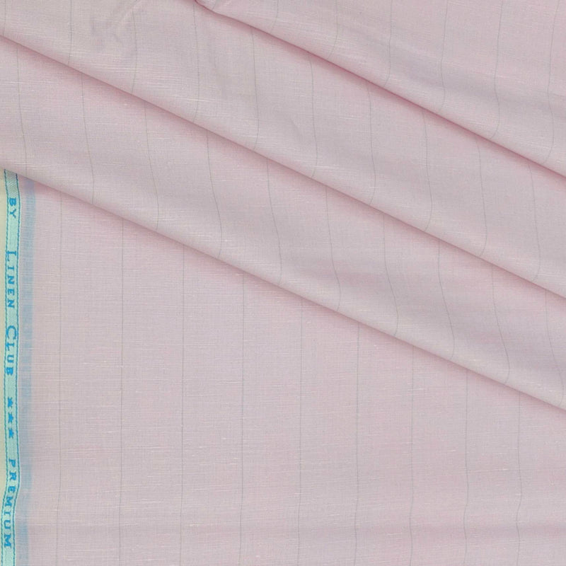 Shirt & Kurta Fabric Linen Club Linen Blended Broad Lining Colour Blush Pink