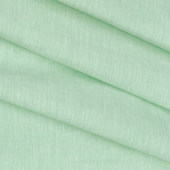 Shirt & Kurta Fabric Linen Club Pure Linen Plain Colour Mint Green