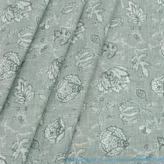 Shirt & Kurta Fabric Linen Club Pure Linen Printed Colour Light Grey