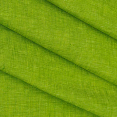 Shirt & Kurta Fabric Raymond Pure Linen Plain Colour Chilli Green