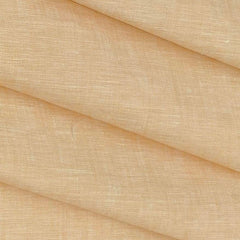 Shirt & Kurta Fabric Raymond Pure Linen Plain Colour Light Orange