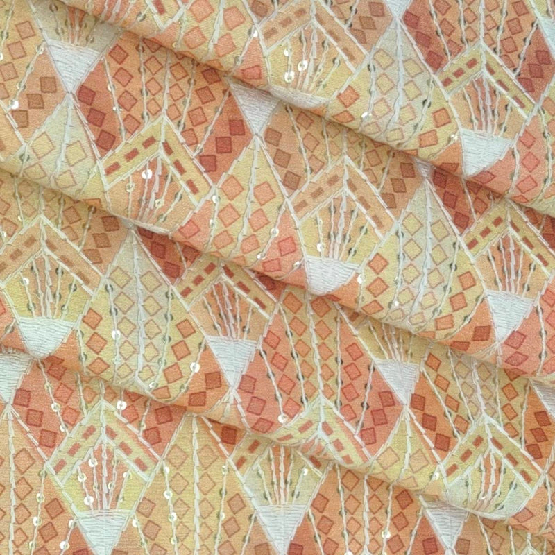 Kurta Fabric ManTire Designer Silk Embroidery Colour Light Yellow
