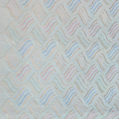 Kurta Fabric ManTire Designer Silk Embroidery Colour White