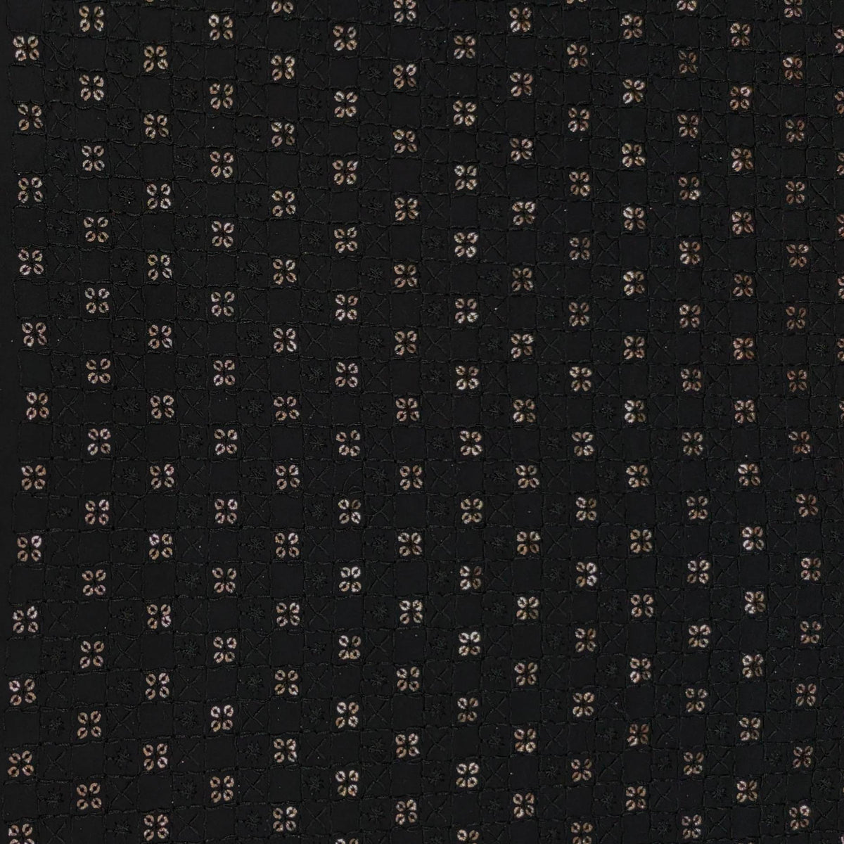Kurta Fabric ManTire Designer Silk Embroidery Colour Black