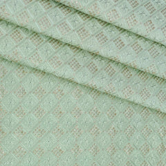 Kurta Fabric ManTire Designer Silk Embroidery Colour Light Green
