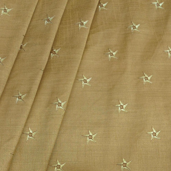 Kurta Fabric ManTire Designer Silk Embroidery Colour Tan Brown