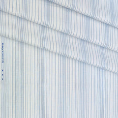 Shirt Fabric Raymond Cotton Blended Lining Colour Blue N White
