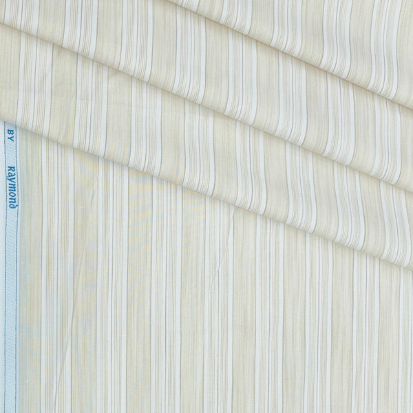 Shirt Fabric Raymond Cotton Blended Patta Lining Colour Light Brown