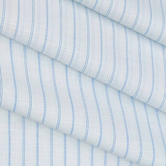 Shirt Fabric Raymond Cotton Blended Lining Colour Blue N White