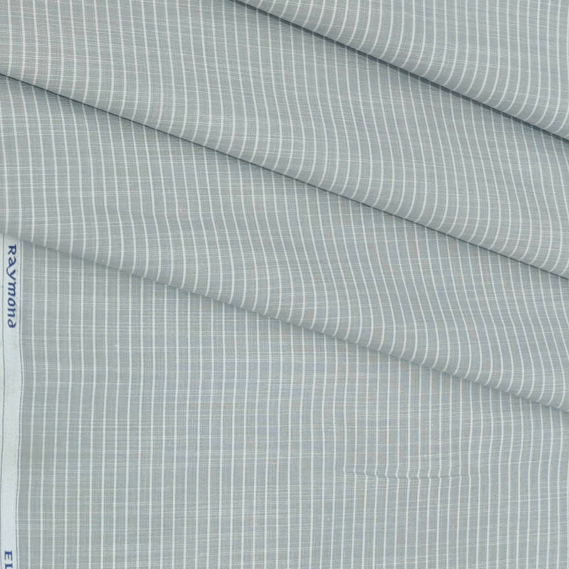 Shirt Fabric Raymond Cotton Blended Lining Colour Grey