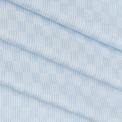 Shirt Fabric Raymond Cotton Blended Jacquard Colour Light Blue