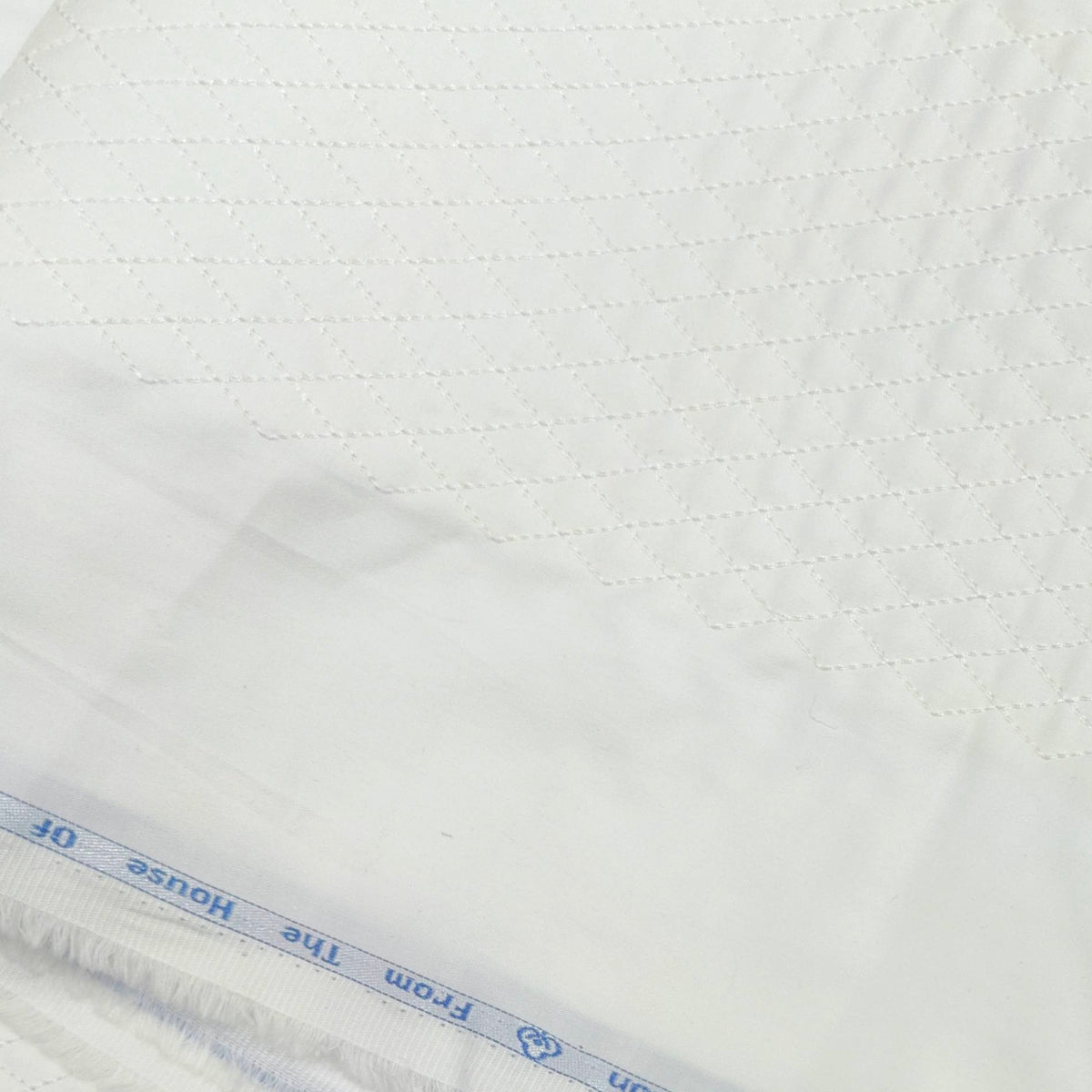 Tuxido Shirt Fabric ManTire  Giza Cotton satin Plain Colour White