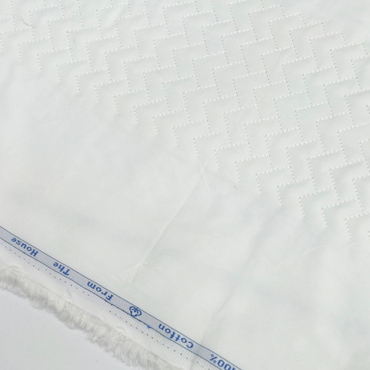 Tuxido Shirt Fabric ManTire  Giza Cotton satin Plain Colour White