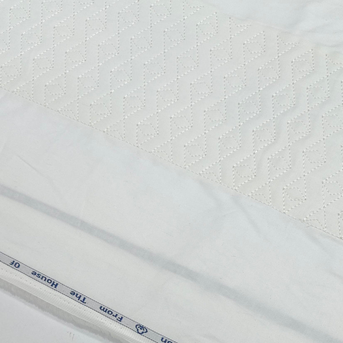 Tuxido Shirt Fabric ManTire  Giza Cotton satin Plain Colour White