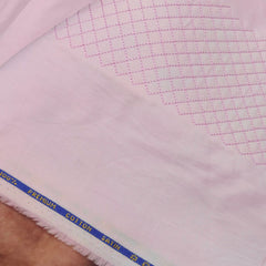 Tuxido Shirt Fabric ManTire  Giza Cotton satin Plain Colour Light Pink