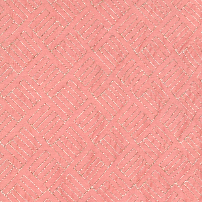 Kurta Fabric ManTire Designer Silk Embroidery Colour Salmon Pink