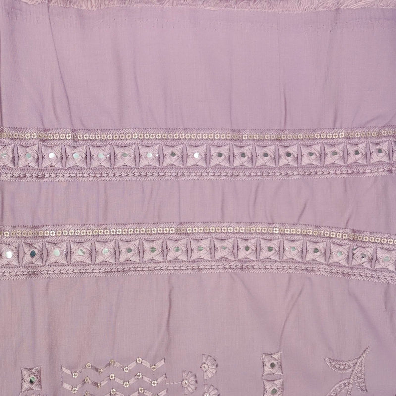 Kurta Pajama Fabric ManTire Designer Silk Embroidery Colour Mauve Lavender