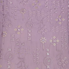 Kurta Pajama Fabric ManTire Designer Silk Embroidery Colour Mauve Lavender