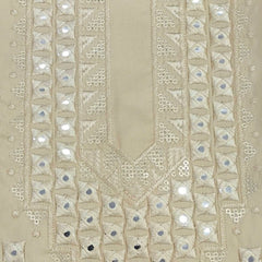 Kurta Pajama Fabric ManTire Designer Silk Embroidery Colour Biscuit Brown