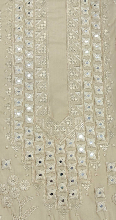 Kurta Pajama Fabric ManTire Designer Silk Embroidery Colour Biscuit Brown