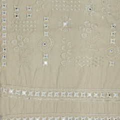 Kurta Pajama Fabric ManTire Designer Silk Embroidery Colour Biscuit Brown
